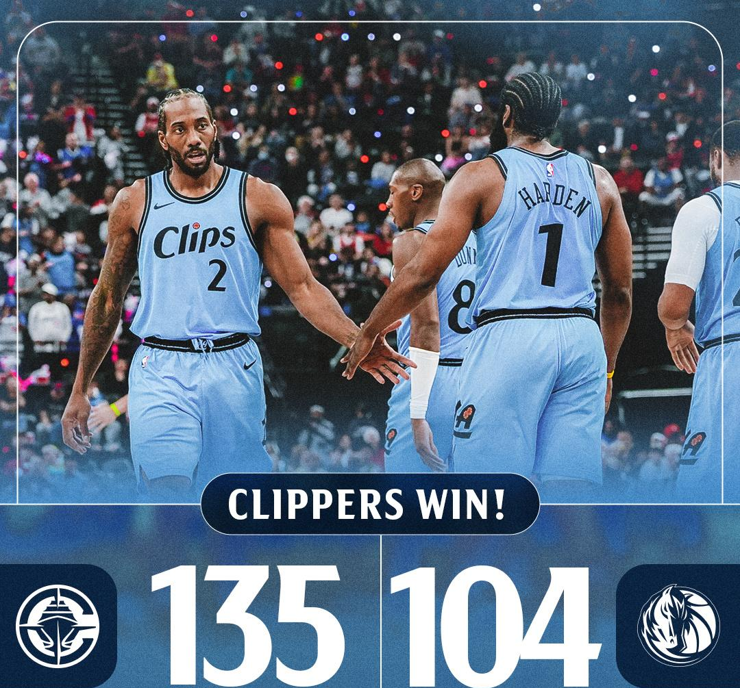 快船不敌独行侠，遭遇两连败